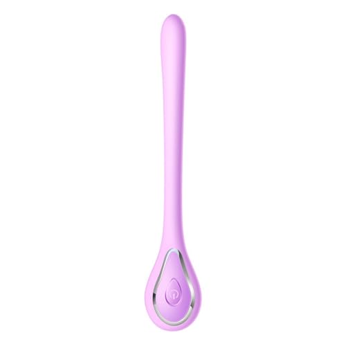 10 Speeds Slim Vibrator Wand Clitoris Massager for Women Vagina Anal Plug Stimulation Breast G-Spot Female Masturbator Erotic Sex Toy Purple