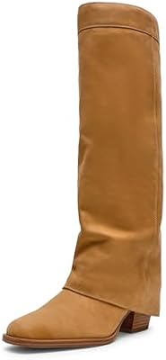 Steve Madden Women's Winnick Fashion Boot – Banana Leather, Size 6 – Chic Trendy Leather Boot