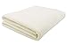 ZOLLNER Miękki Koc Polarowy Pled z Mikrofibry 130x170 Cm Kremowy Obszyty