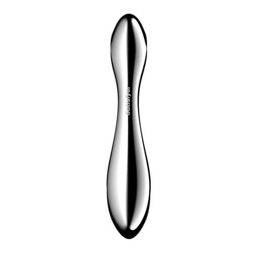 Gode en acier inoxydable Satisfyer Pure Gravity 2 ergonomique - 7
