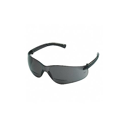 Image of MCR Safety BKH10G Bearkat Glasses, Gray Lens | Polycarbonate One-piece Wraparound Lens, UV Protective, Scratch-resistant Duramass Technology, Non-slip Rubber Head Grips