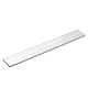 QUARKZMAN Quadratischer Aluminium Flachstab, 1/4 dick, 1,4 Breite, 10 Länge, Aluminiumstab 6061 Aluminium Flachplatte, 6 x 35 x 254mm T6511 Vollmaterial, Neuware