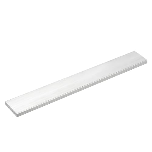 Image of uxcell Square Aluminum Flat Bar, 1 /4 inch Thick 1.4 inch Width 10 inch Length Square Aluminum Bar 6061 Aluminum Flat Plate, 6 x 35 x 254mm T6511 Solid New Mill Stock for Industrial Building