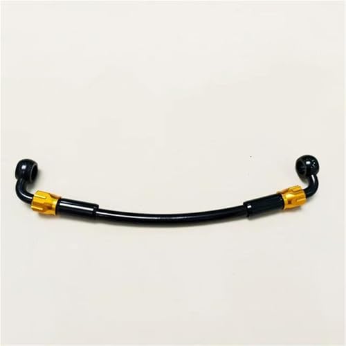 Flexible de frein tressé acier inoxydable M10 pour moto avec banjo rotatif durable