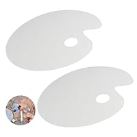 Mischpalette, Transparent 20x30 cm Oval 2mm Dick Ideal Für Farben Mischen Künstlerbedarf Malerei Zubehör Hochwertige Acryl öl Wasserfarben