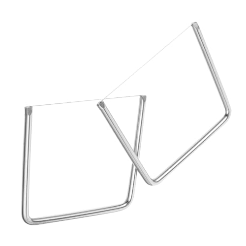 ROMISBABA 2pièces Coupe-fromage Acier Inoxydable Avec Fil Trancheuse à Fromage Simple Et Coupe-beurre Portatif Pour Cuisine