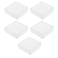 YOKIVE 5 Stück Gefrierrohrboxen, Kartonhalterung für 1,5/1,8/2ml Zentrifugenröhrchen | Festes Probenröhrchen, ideal für wissenschaftliche Institute (81 Plätze)