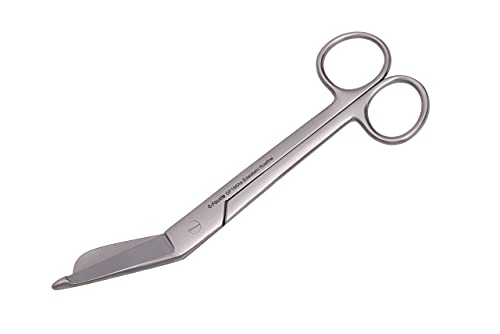Hochwertige Faude Verbandschere nach Lister !!extra scharf!! für Verband Pflaster und Kleider rostfreier Edelstahl (groß 18cm)
