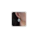 Boucles d'oreilles cowgirl turquoise.Veuillez nous contacter si vous avez des problèmes de qualité..Note : reste neuf, conserve l'étiquette RETOUR & CHANGE