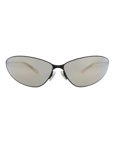 Balenciaga Shield-Frame Metal Sunglasses