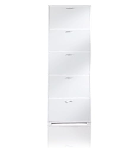 Kiamami Valentina Scarpiera salvaspazio singola 5 ante bianca