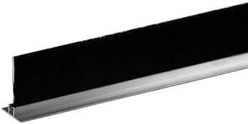 Aluminum Door Brush Seal Strip - Adjustable Nylon Bristles - Customizable Weather Stripping for Doors & Windows - Energy Efficient Draft Stopper