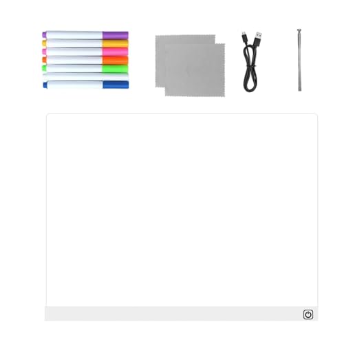 Table lumineuse effaçable 7 couleurs pour animer vos soirées en vacances