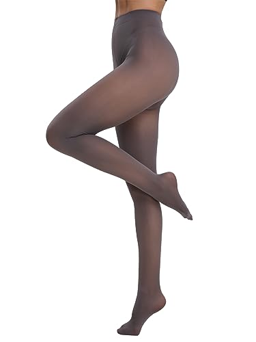 Image of SOUTHRO 80 Denier Opaque Tights for Women, High Waist Nylon Pantyhose