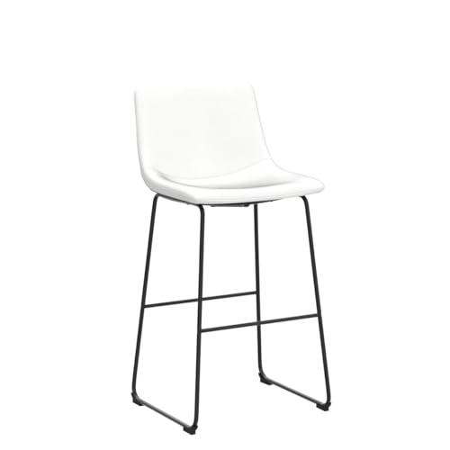 Image of Waleaf 30 Inch Counter Height Bar Stools Set of 2, Faux Leather Bar Chairs