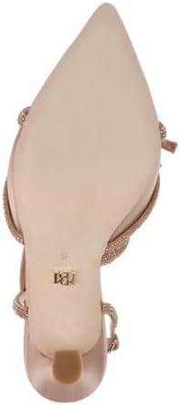 Badgley Mischka Women's Elaine Pump, Warm Nude, 7 | Image 6