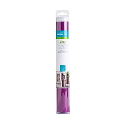 Cricut Premium Permanent Vinyl, Wild Aster - 4ft Roll (12'x48') - Compatible with Maker & Explore Machines, Long Lasting, UV & Water-Resistant, Indoor + Outdoor Projects