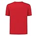 Dreammonkey 4T to Youth Neon Shirt Kids Rash Guard UPF 50+ Dry Fit Athletic Short Sleeve T Shirts for Boys and Girls (Red 5T)