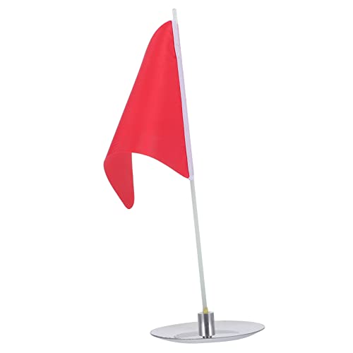 NAMOARLY 1 Set Portable Golf Hole Cup Tray with Flagstick for Training Durable Golf Practice Supplies for Backyard and Game Skills Compact and Lightweight Design