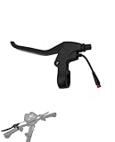 【Matériel de haute qualité】- Manœuvre de frein E-scooter est réalisé en aluminium de fusion pressée de précision, interface originale, configuration dimension originale, dureté élevée, pratique et très utile, léger, durable et pas facilement endommagé, avec qualité qualifiée.