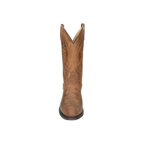 Image of Smoky Mountain Western Boots Mens Denver Leather Brown Oil 4034