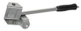 Dörner + Helmer Transporthelfer Parkett-Lifter (aus Stahl, Tragkraft 150 kg, Transporthilfe mit PU-Rollen, Möbelheber für Parkett-Böden) 290676