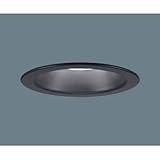 パナソニック(Panasonic) 天井埋込型 LEDダウンライト 浅型8H・高気密SB形 埋込穴φ100 拡散タイプ 5.6W 昼白色/ブラック枠