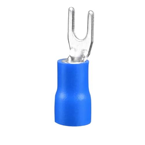 Cosses à fourche SV1.25-3.5L isolées bleues pour câbles électriques | Lot de 1000