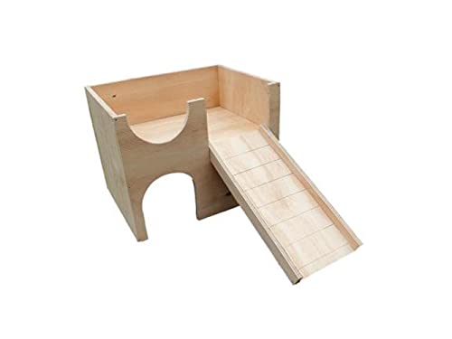 Maison de jeu pour cochon d'Inde (non peinte) - Idéale pour tortue, hamster, souris, rats Cover