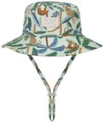 DOZER Baby Boys Multicolored Reversible Bucket HAT KAMAY Size 12-24 Months 18 INCHES