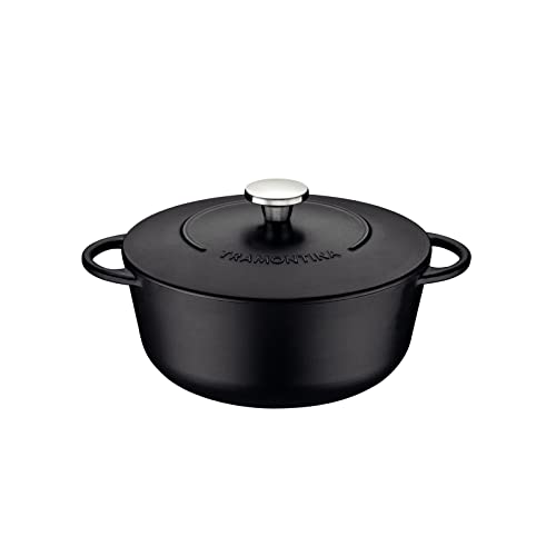 Caçarola Tramontina Trento em Ferro Esmaltado com Revestimento Interno em Antiaderente Starflon Excellent 28 cm 6 L