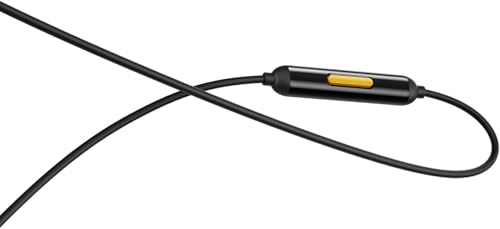 Image of Original Earphone for Realme Buds 3 Type C Wired Earphone in Ear, Built in Mic for Clear Calls, Tangle Free, & Stable Wired Connectivity (Black)