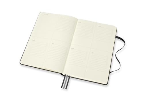 Moleskine Planificateur Professionnel et Carnet de Notes pour Objectifs, Journal de Productivité pour Projets et Gestion de Projets, Couverture Rigide, Large 13 x 21 cm, Couleur Noire, 288 Pages – vue 7