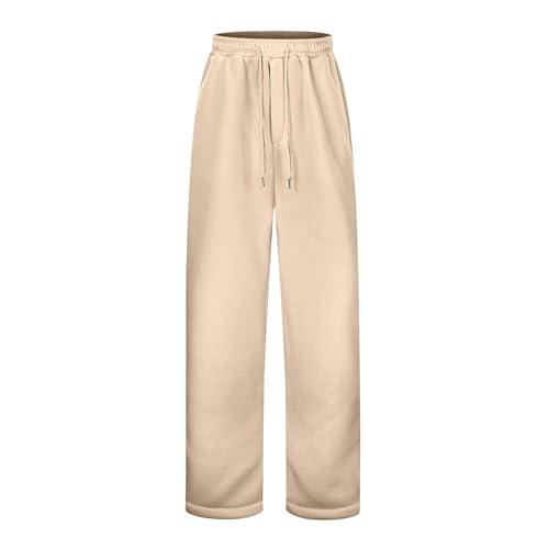 Baggy Sweatpants for Boys Teens Open Bottom Straight Leg Loose Track Pants Elastic Waist Trousers Joggers with Pocket2
