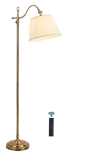 ACMHNC Lampadaire Dimmable Vintage 12W Sur Pied Avec Télécommande E27 - Liseuse pour Salon, Chambre, Bureau
