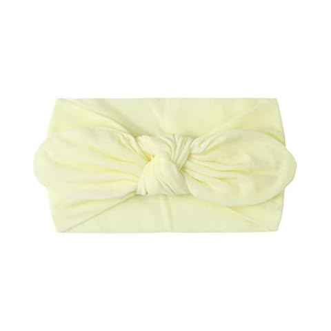Koolgil Baby Girl's Lovely Toddler Soft Bow Knot Headbands Rabbit Ear Hairband for Daily Life Birthday Party Photography (Cream) Cover