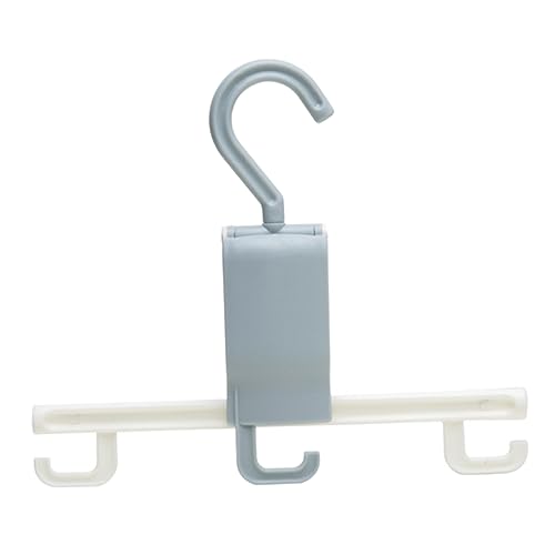 Healifty Non Sip Plastic Pants Hanger Organizer with Skid Hooks Versatile Trouser Rack for Closet and Laundry for Jeans and Trousers Space Saving Design Nordic