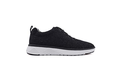 Pendleton Wool Women's Lace-Up Water-Resistant Wool Sneaker Charcoal Heather, 7.5