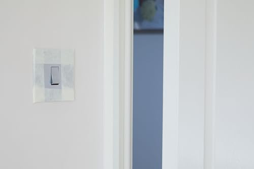 ProDec 1,9 cm x 50 m Abdeckband für Streicharbeiten, Malerband für scharfe Farblinien, Weiß, 19 mm breit, für mehrere Oberflächen