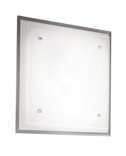Plafonnier blanc Fabas Maggie 46 cm pour créer une ambiance chaleureuse dans la chambre