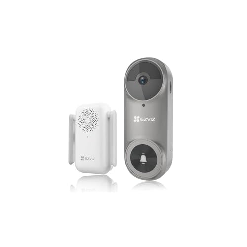 Sonnette connectée DB2 Pro Gris pour surveiller l'entrée et éviter les intrusions