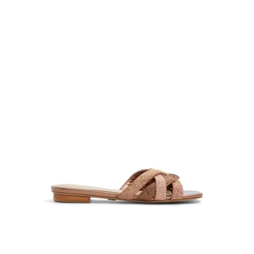 Image of Aldo corally Women's Bronze Textile Sandals