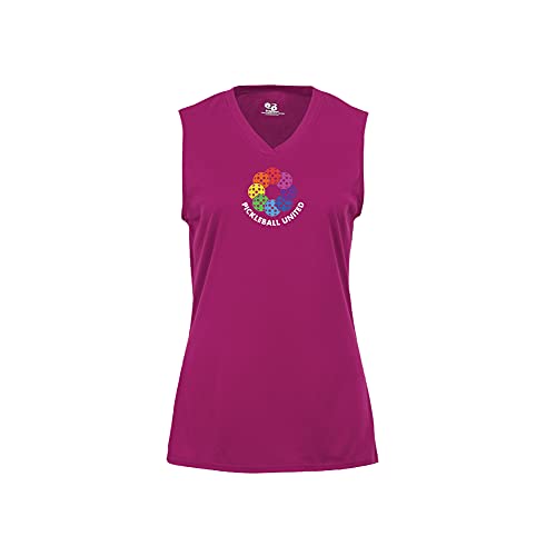 Pickleball United Ladies Sleeveless T-Shirt