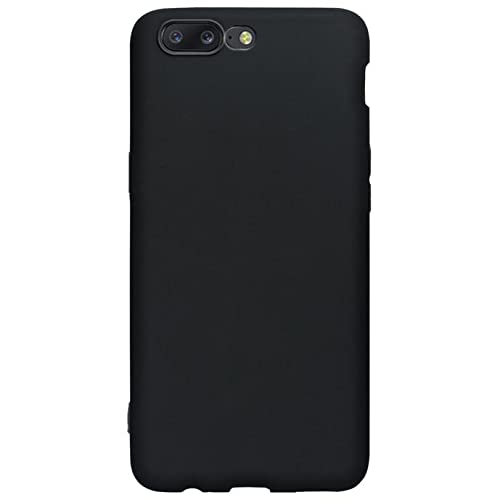 Image of Mobile Back Cover Case for Oneplus 5| One Plus 5 (Silicone Case|CameraProtection|Black SC1510)