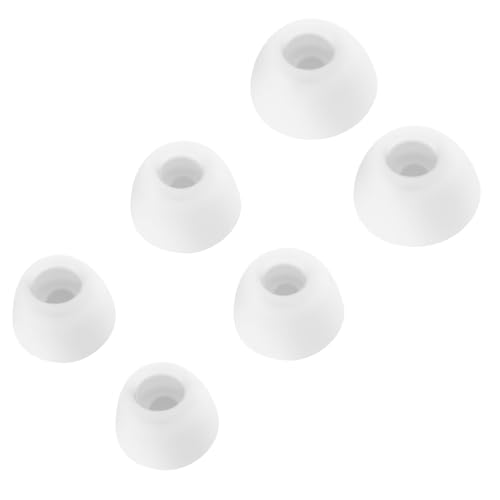 Chofit Tapones compatibles con Soundcore by Anker P20i/R50i, almohadillas de silicona suave de repuesto para auriculares intraurales, 3 tamaños, 3 pares (blanco)
