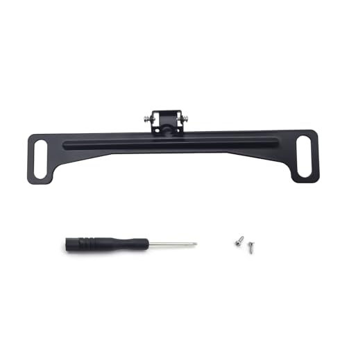 Sinytuto SIN165 Pack-1 Car Rear View Camera Bracket With Installation Tools, Waterproof Metal Vehicle License Plate Holder cover
