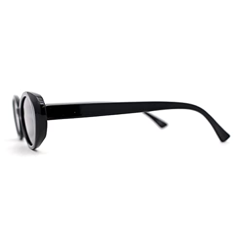 SA106 Womens Simple Classical Oval Thin Plastic Sunglasses3