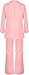 Women's Two Piece Outfits Elegant Lapel Dressy Blazer Suit Business Work Straight Wide Leg Pants Jackets Sets Pink