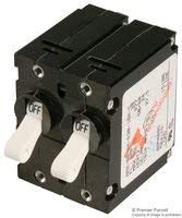 Magnetic Hydraulic Circuit Breaker, A Series, 30 A, 2 Pole, 277 V, 700 s, 5 kA