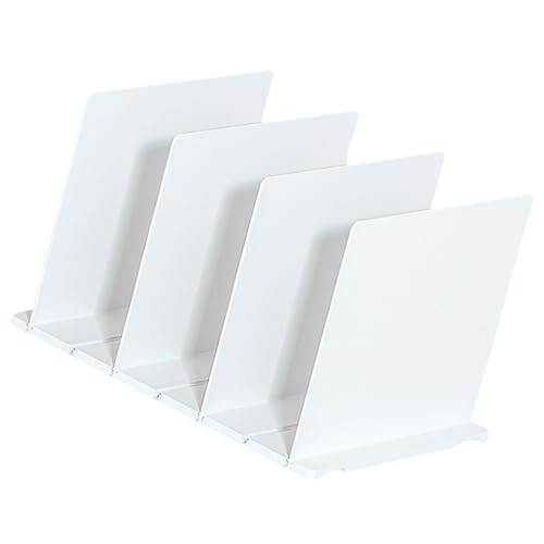 Vdaxvme Separador de estantes multiusos ajustable y resistente, accesorio para organización de armario, separador de almacenamiento transparente